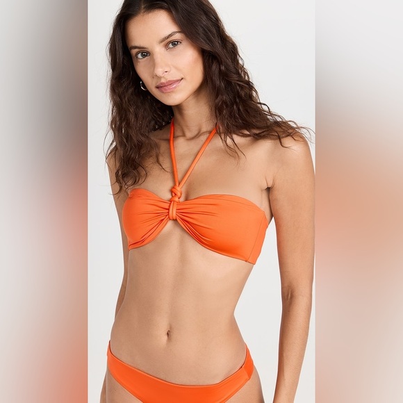 NWT A.L.C. Women's Orange Red Anita Bikini Set - Picture 5 of 5